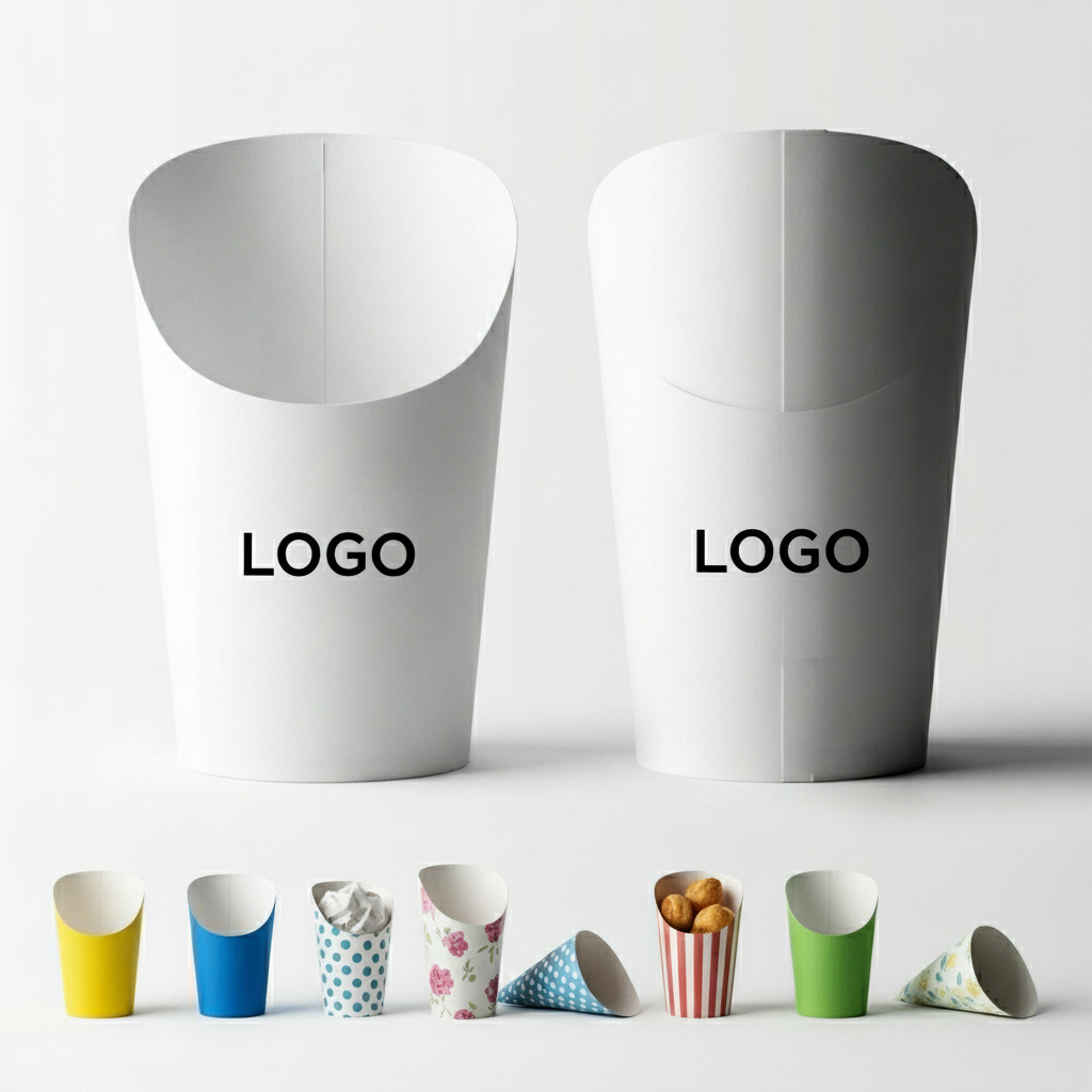 14oz Colorful Printed Snack Cups for Parties