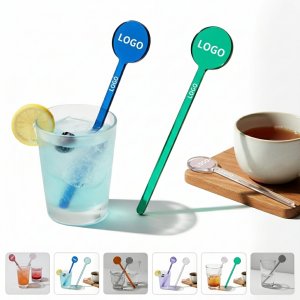 Vibrant Acrylic Drink Stirring Sticks