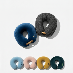 Versatile Travel Neck Pillow Collection with Removable Covers