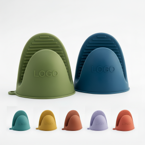 Silicone Heat-Resistant Oven Mitts & Pot Holders Set