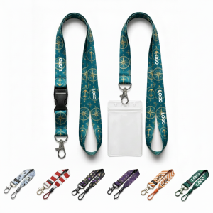 One-Hand Release Safety Lanyard for Work Badges, Keys, and Customizable ID Holders