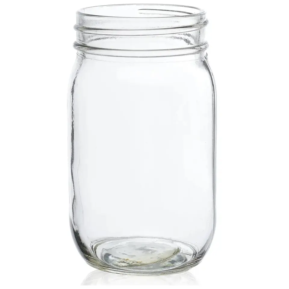 Classic Glass Drinking Jar 2