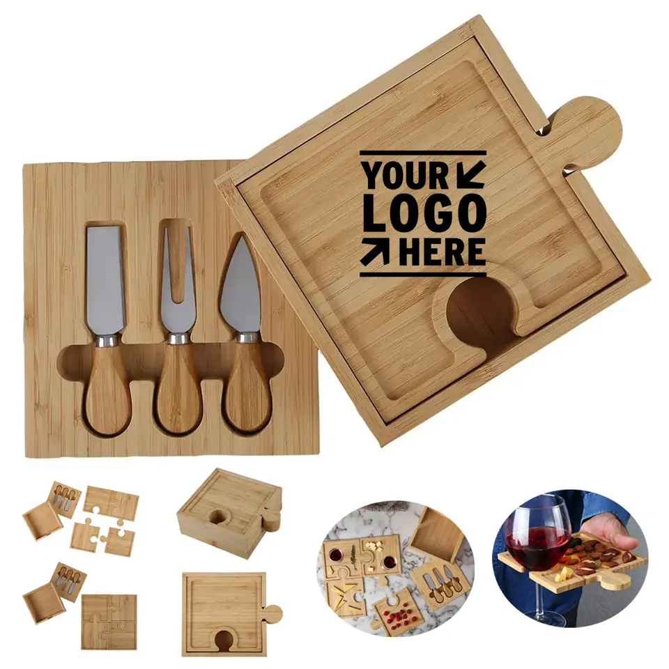 Eco-Friendly Bamboo Serving Set
