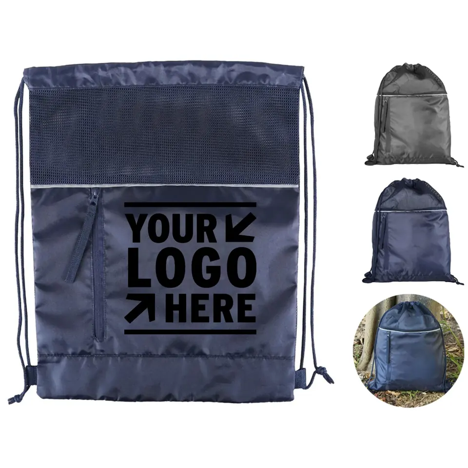 Eco-Friendly Mesh Drawstring Bag