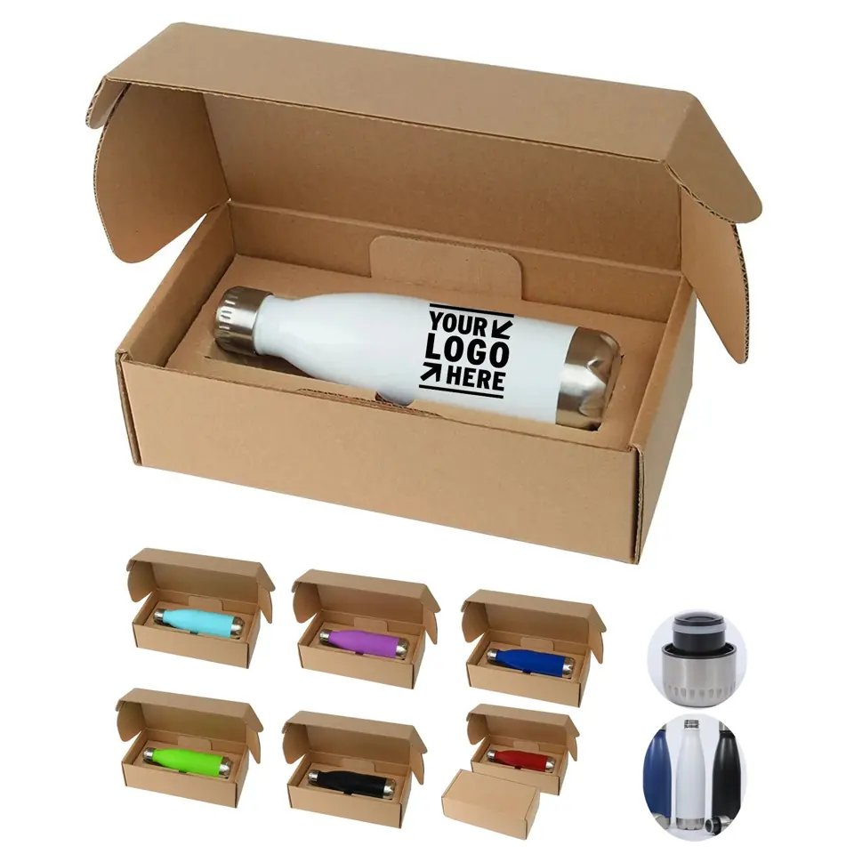 Cascade Insulated Steel Bottle with Gift Box