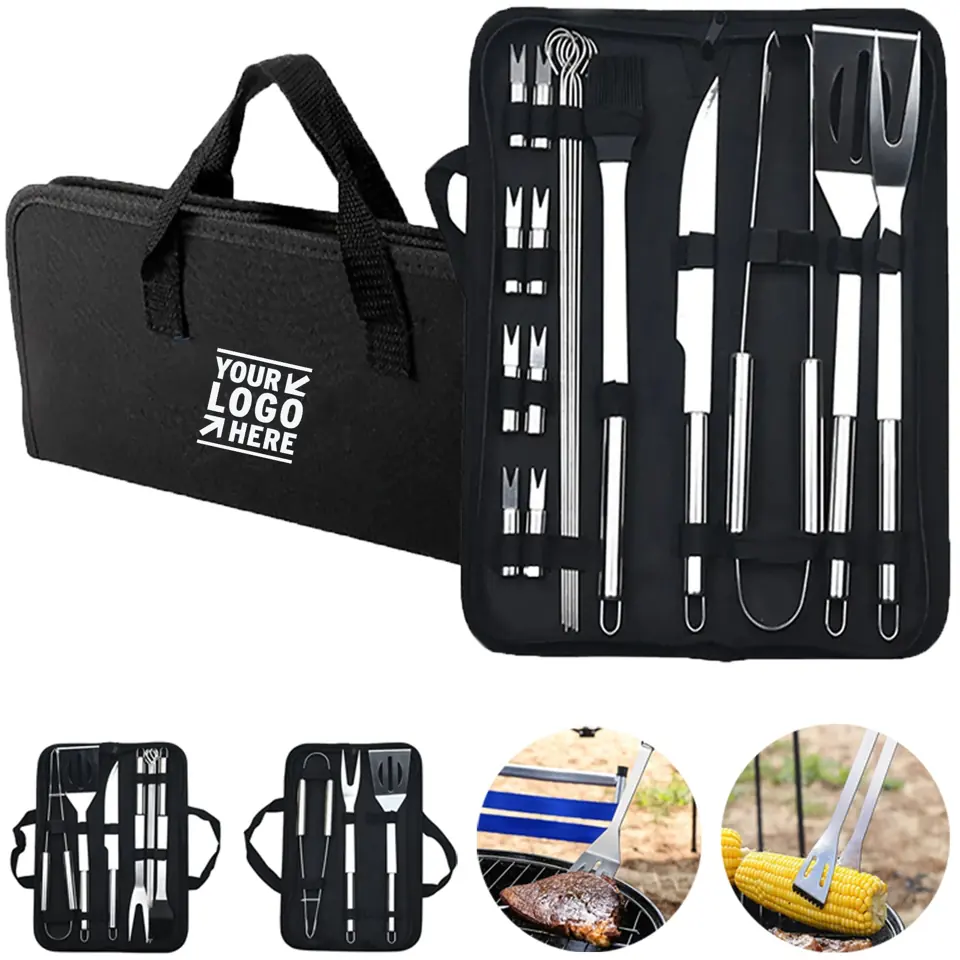 Premium Stainless Steel Grilling Utensil Collection