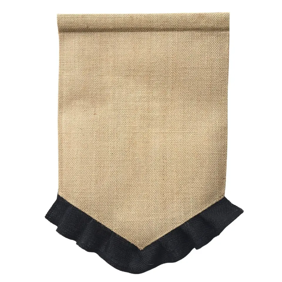 Rustic Linen Garden Flag for Celebrations 2