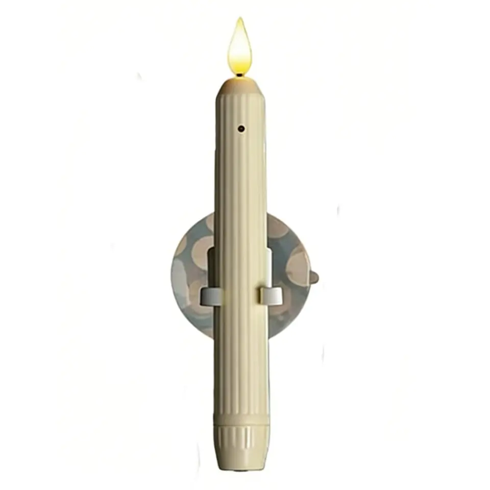 Sensor-Activated Flickering Window Candles 2
