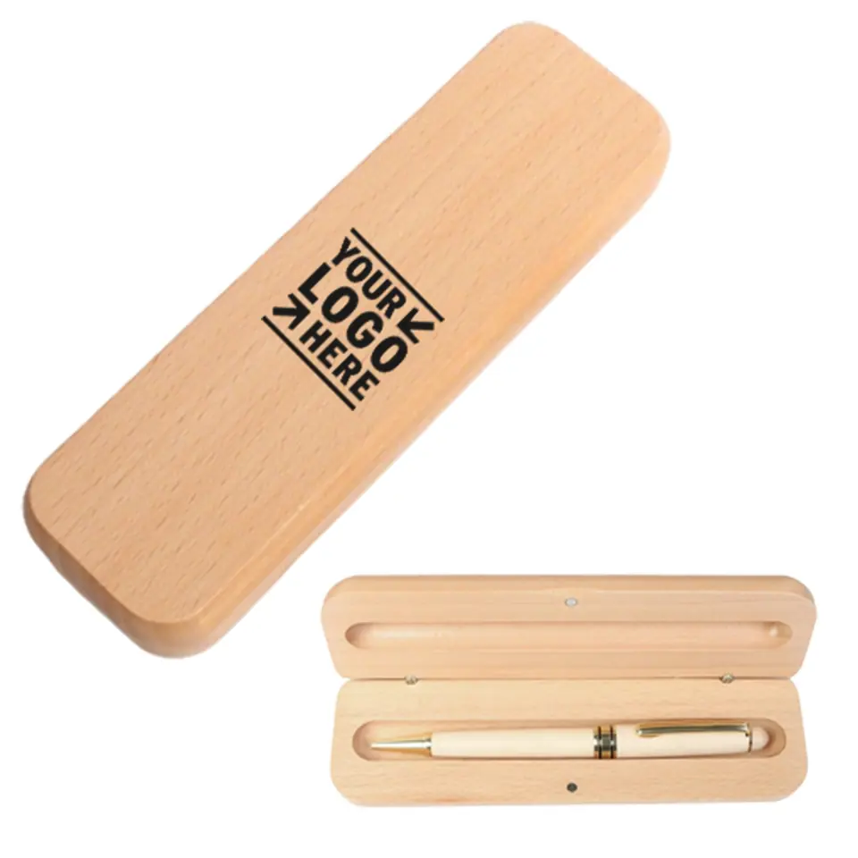 Elegant Wooden Ballpoint Pen with Premium Gift Box