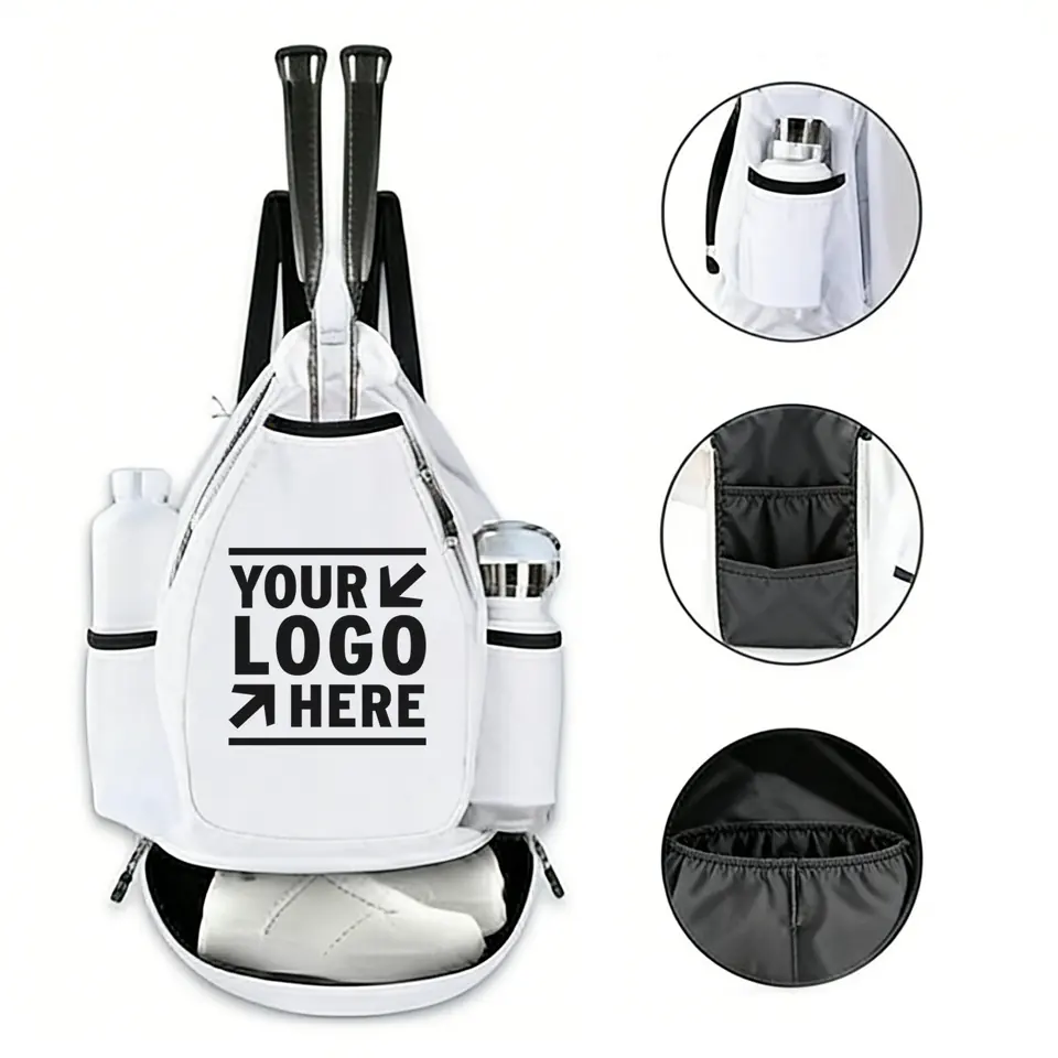 Multi-Sport Racket Backpack with Ventilated Shoe Storage