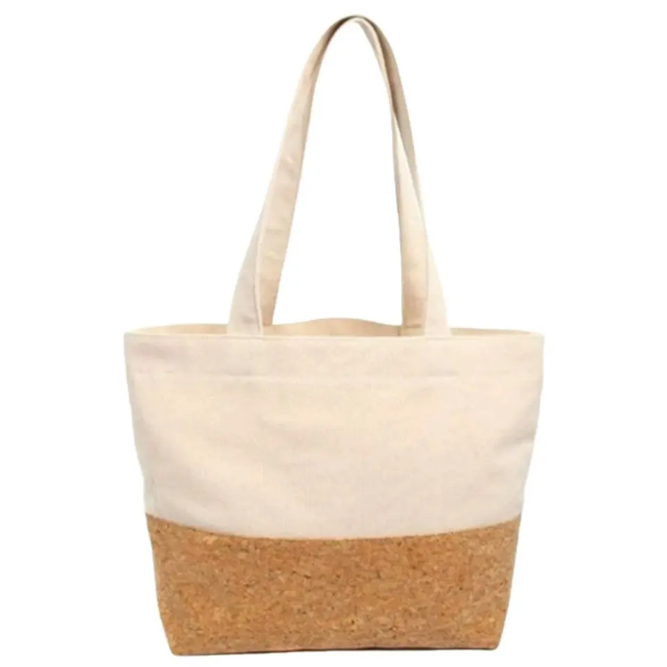 Eco-Friendly Cork and Canvas Tote 2