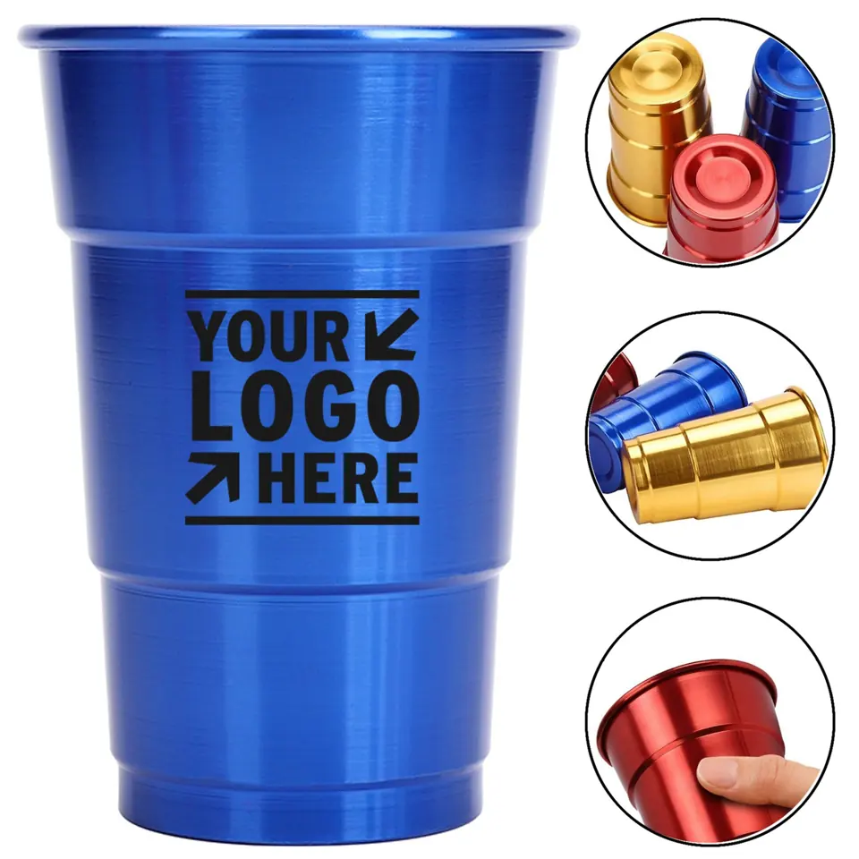 Premium Reusable Aluminum Beverage Cup