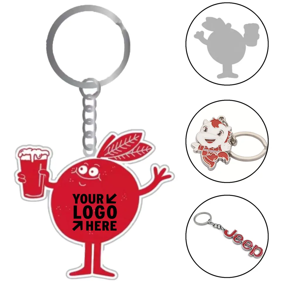 Custom-Designed Soft Enamel Keychain