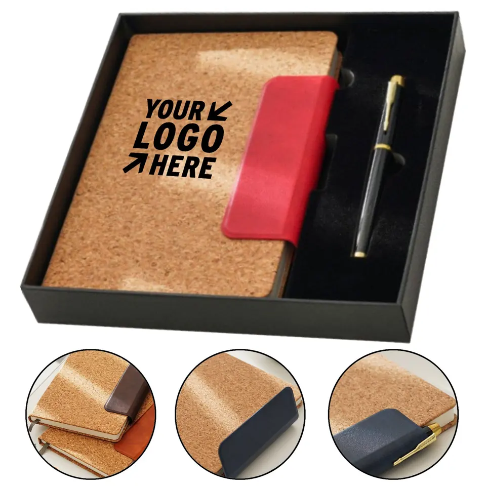 Sustainable Cork Notebook Set