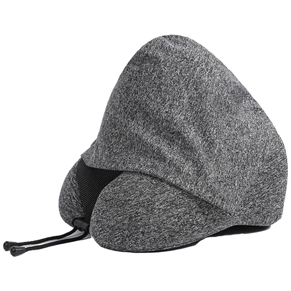 Comfort Travel Pillow with Hood and Carry Bag 2