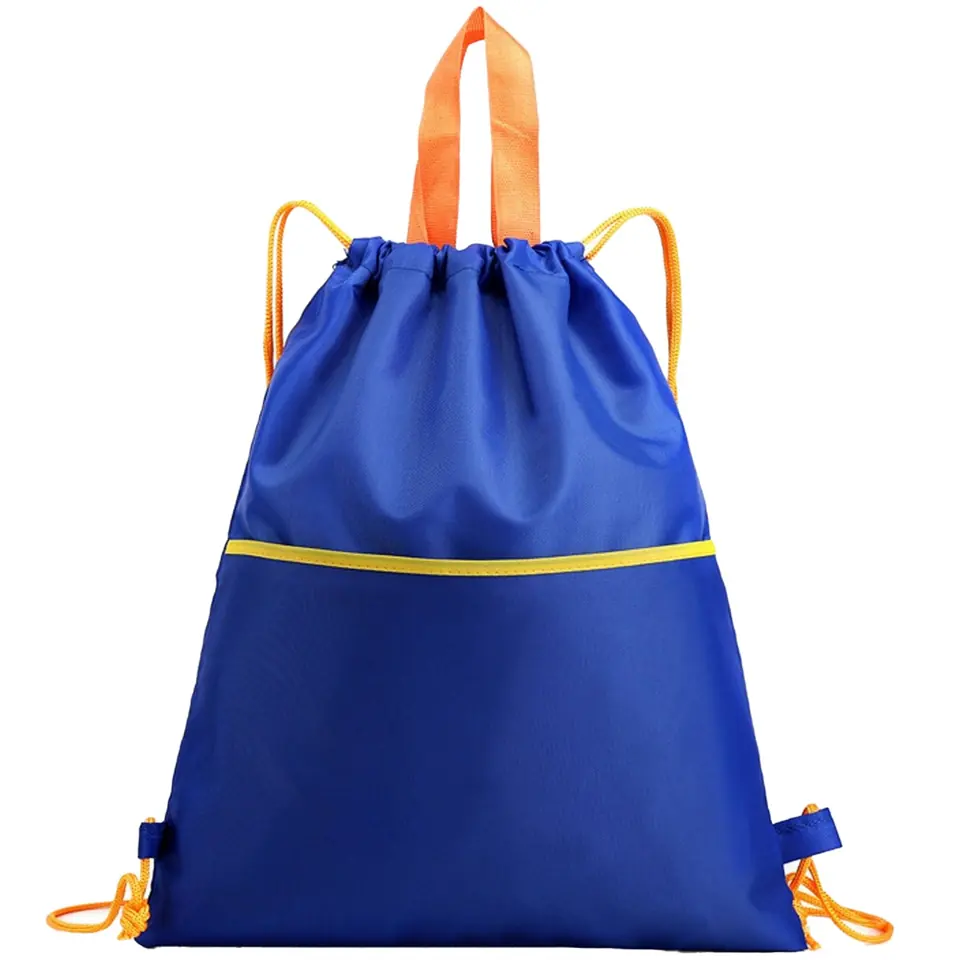 All-Weather Drawstring Backpack with Front Pocket 2