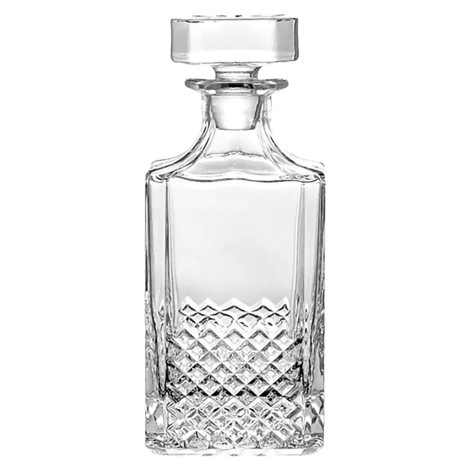 Elegant Whiskey Decanter Set with Four Glasses 2