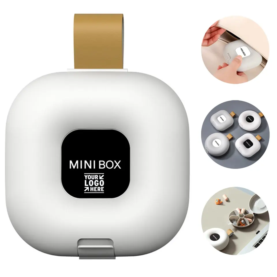 Compact Travel Pill Organizer