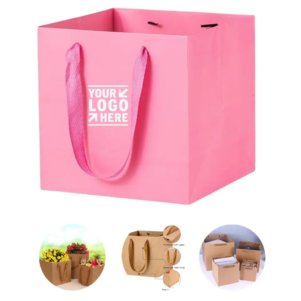 Eco-Friendly Square Paper Tote Bag