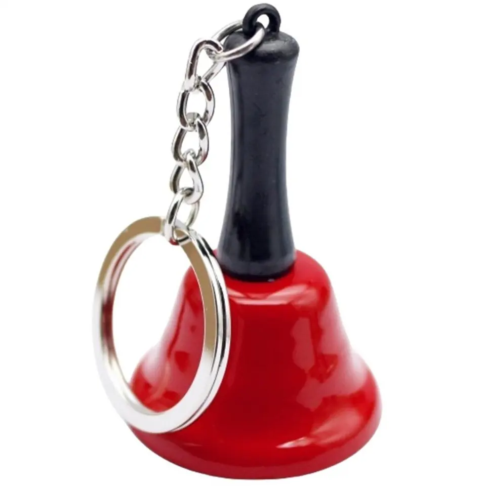Festive Mini Hand Bell Keychain 2