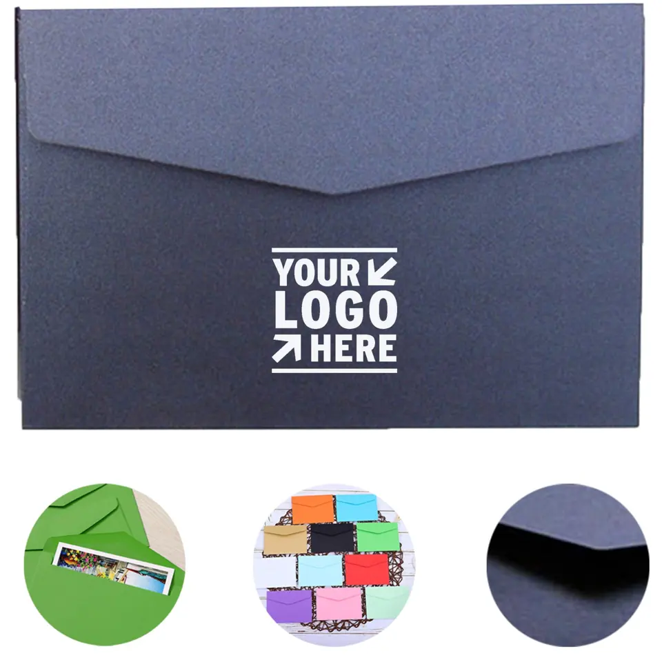 Vibrant Customizable Card Envelopes