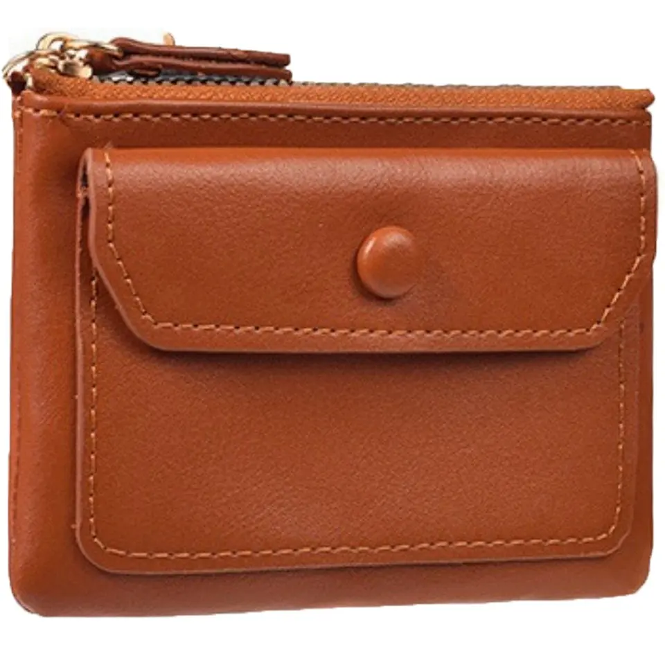 Compact Zipper Keychain Wallet 2