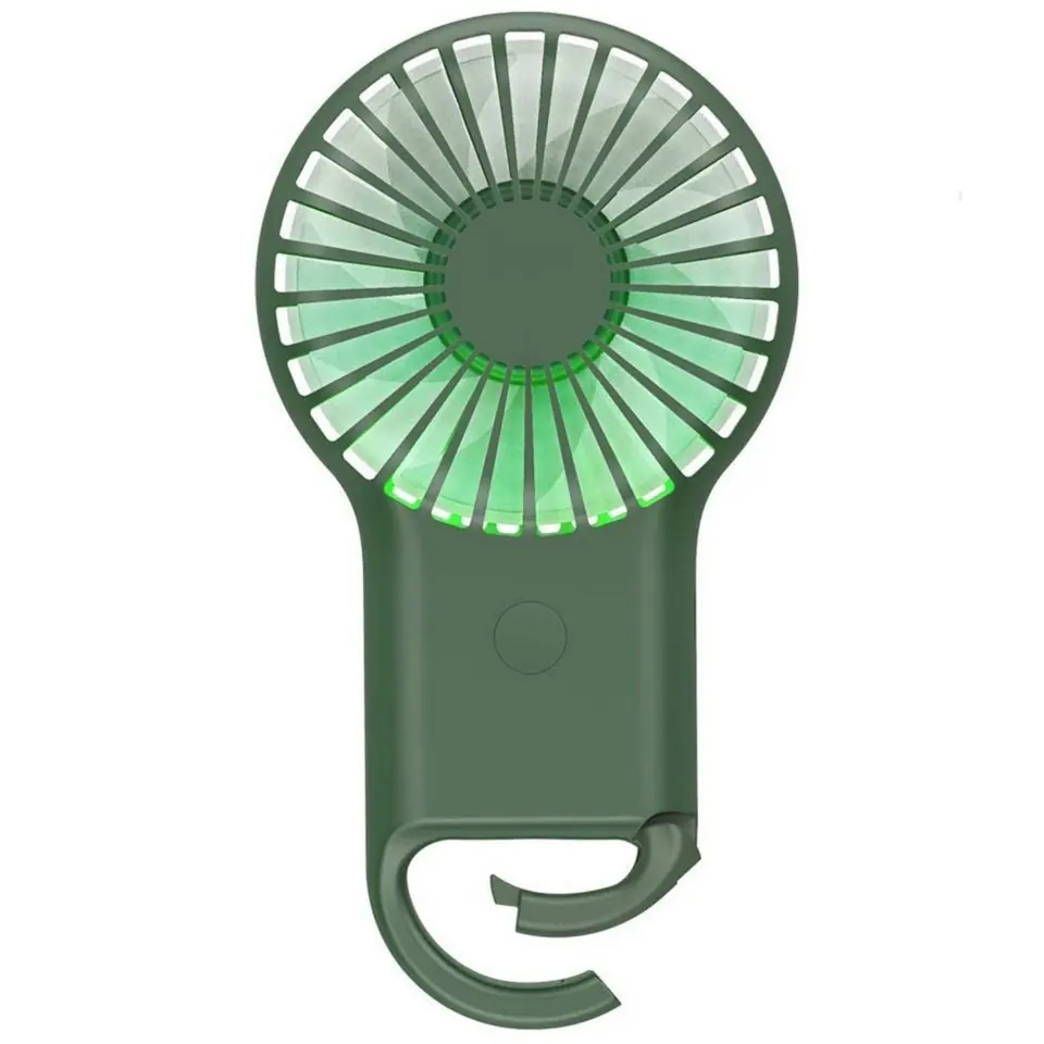Compact Clip-On Cooling Fan with Illumination 2