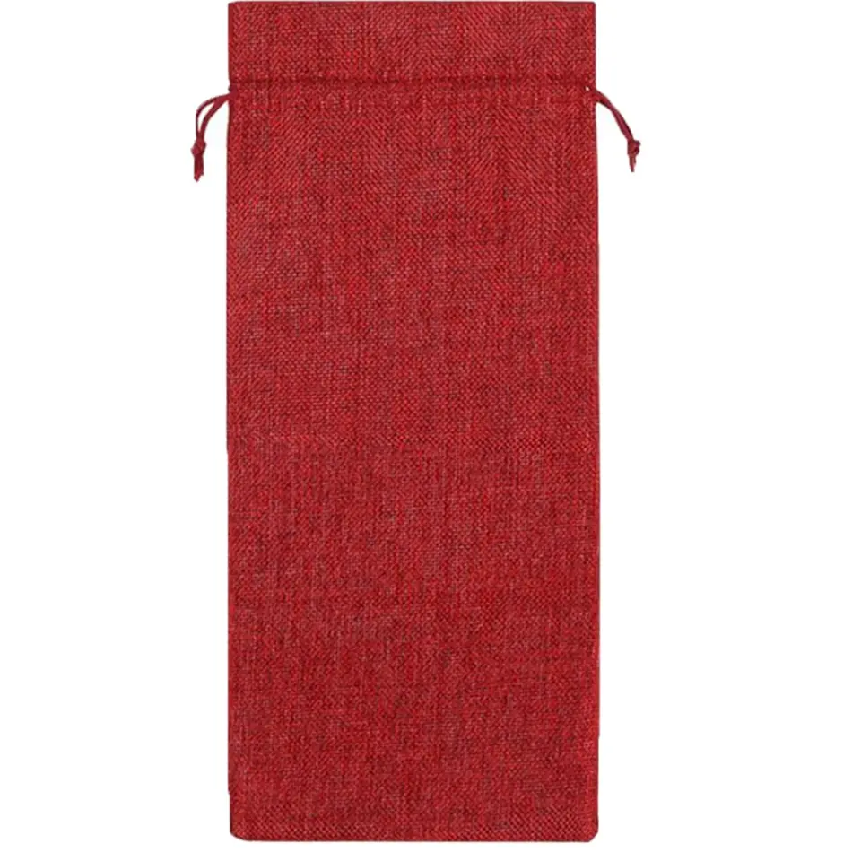 Eco-Friendly Jute Bottle Gift Pouch 2