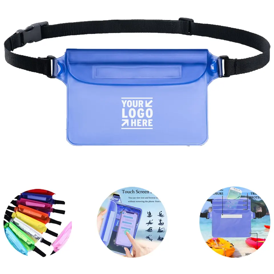Clear Water-Resistant Waist Pouch