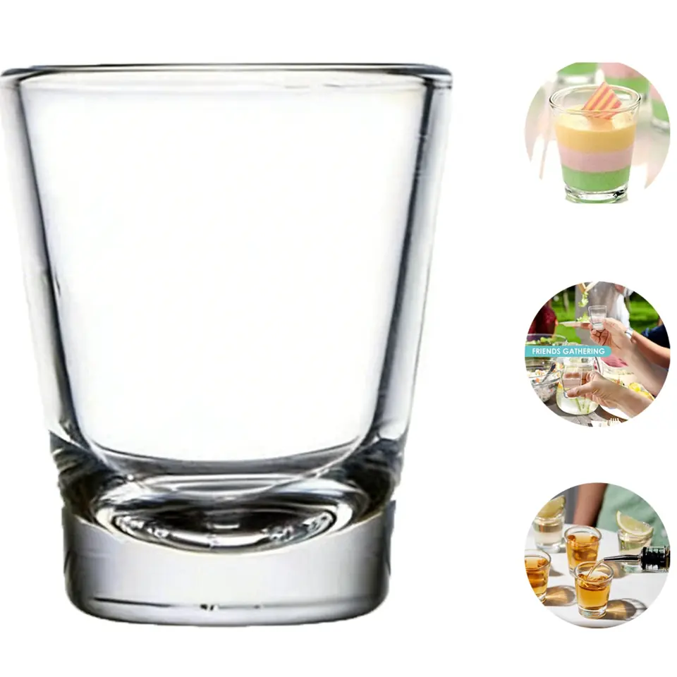 Premium Clear Shot Glass Set