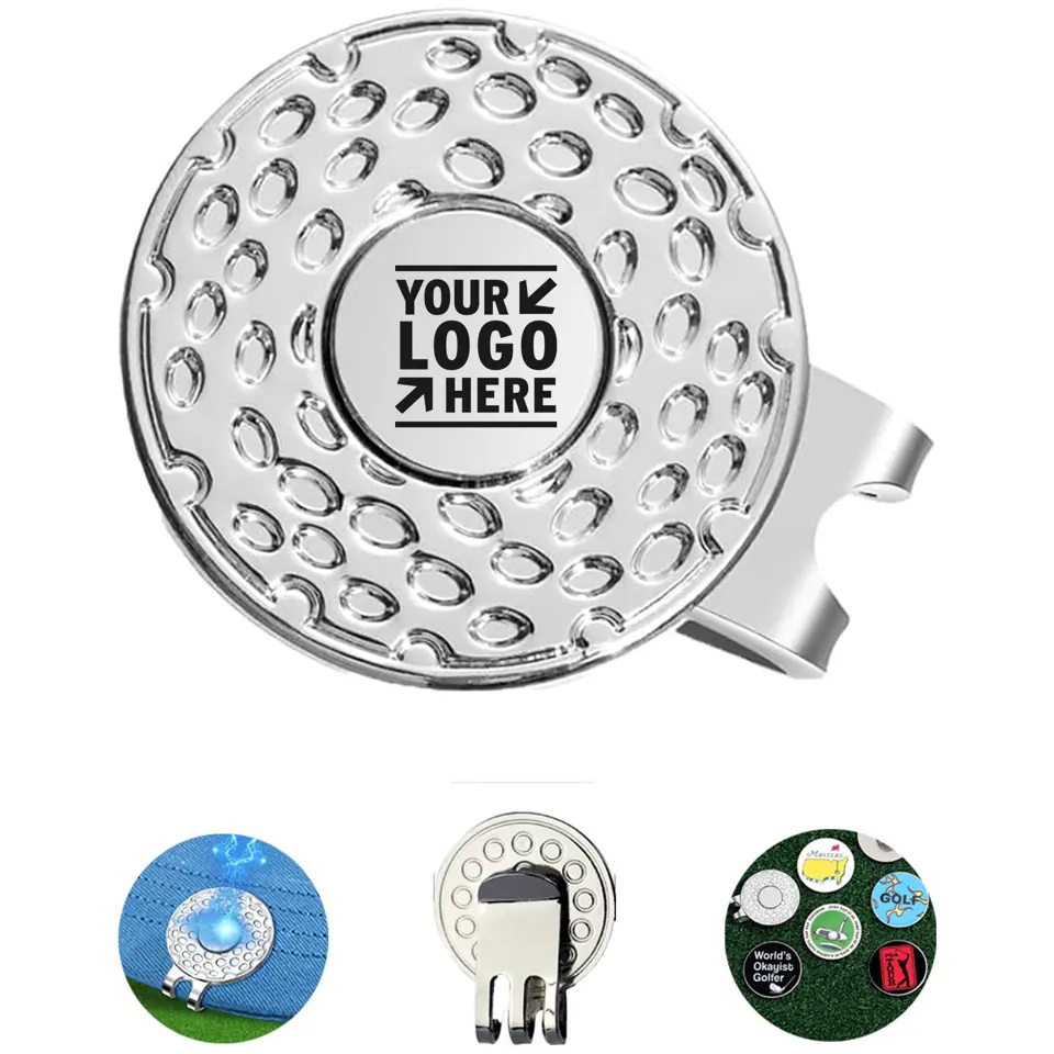 Golf Cap Clip with Ball Marker