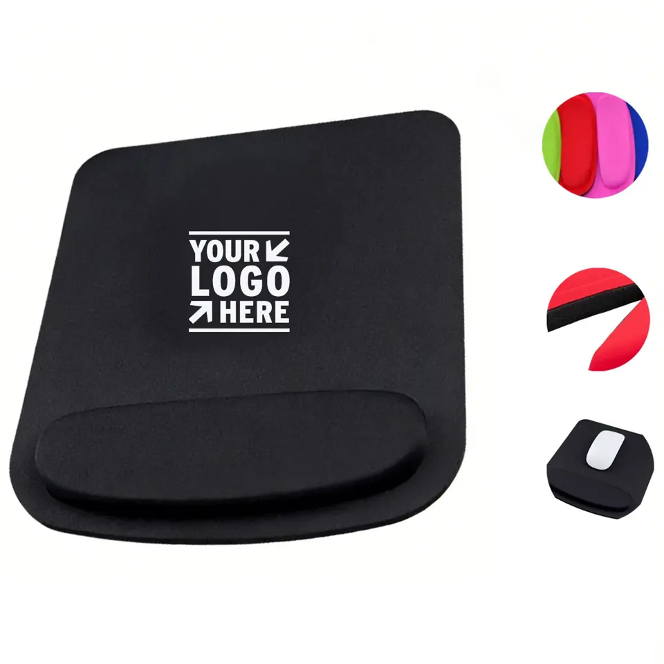 Ergonomic Square Wrist Support Mouse Mat