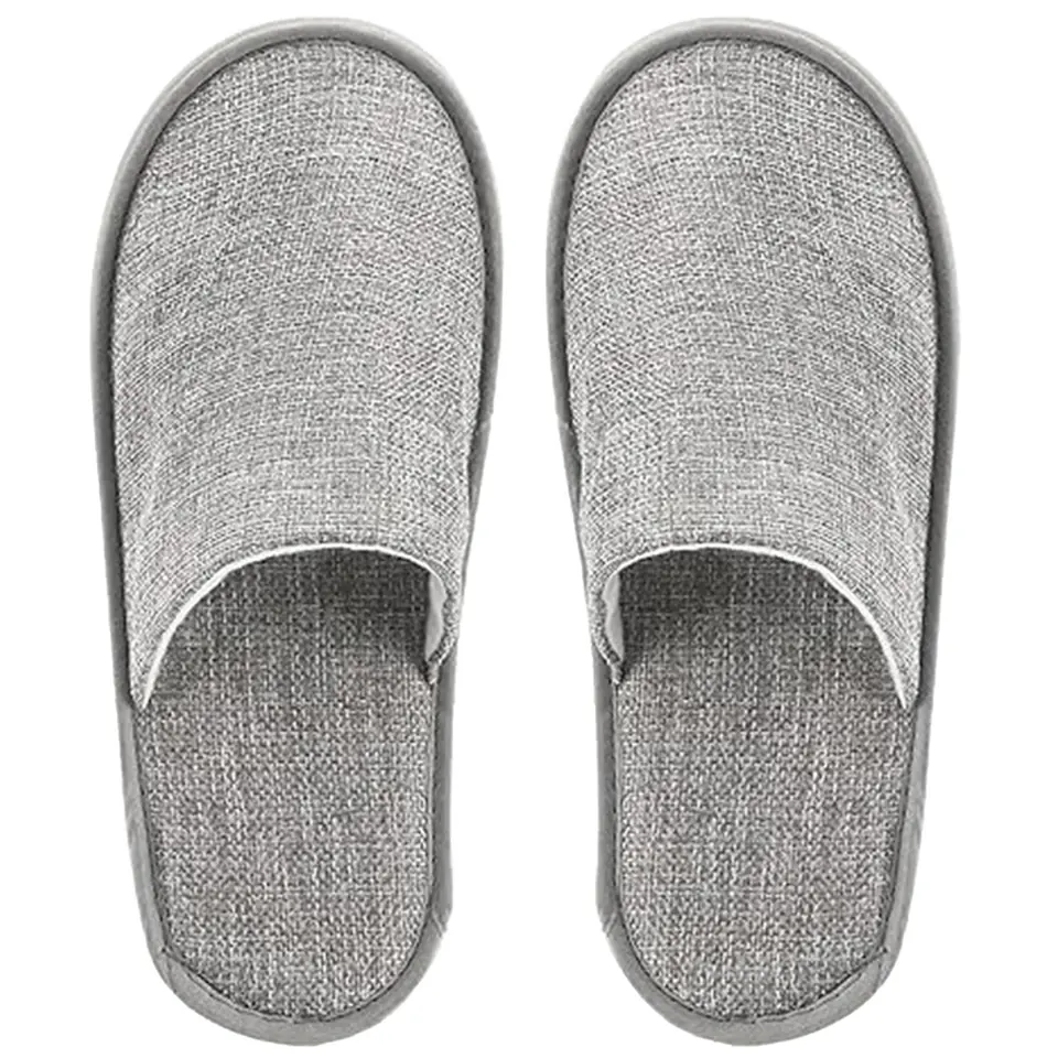 Eco-Friendly Linen Disposable Slippers 2