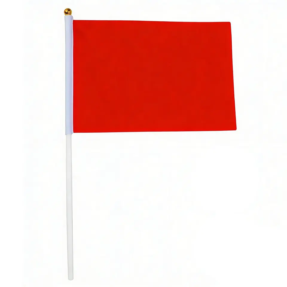 Vibrant Hand-Waving Flags 2