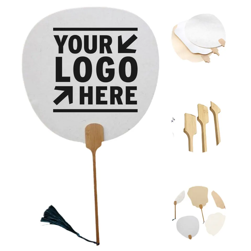 Elegant Dual-Sided Hand Fan for Creative Arts