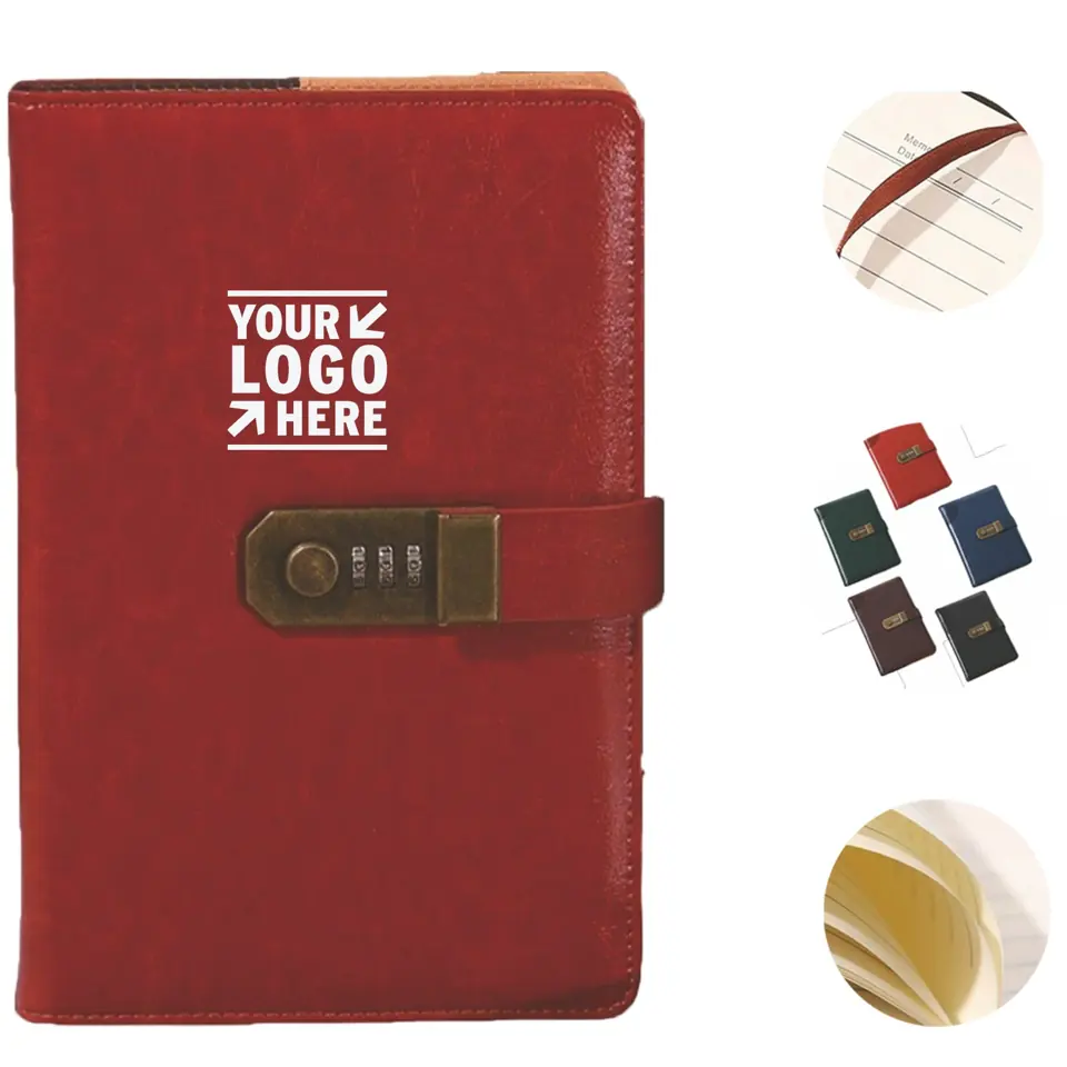 Secure Leather Writing Journal