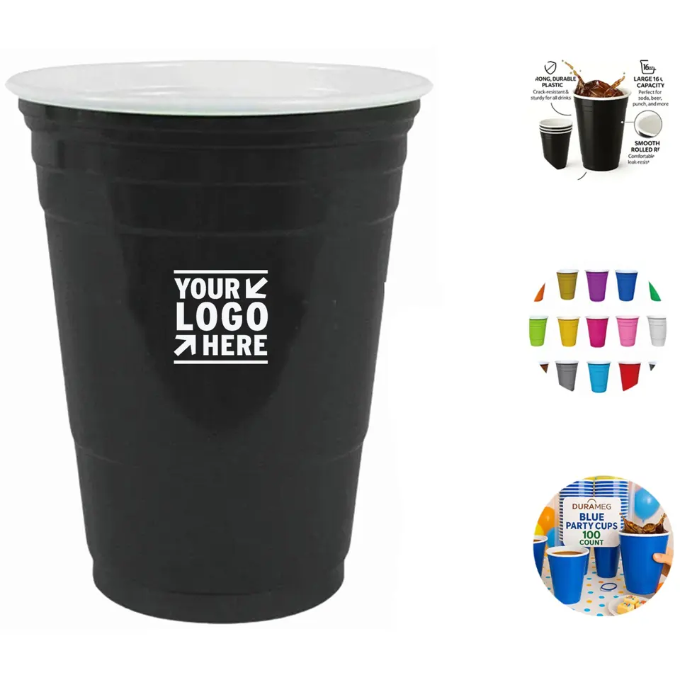 Durable 4-Piece Beverage Cups