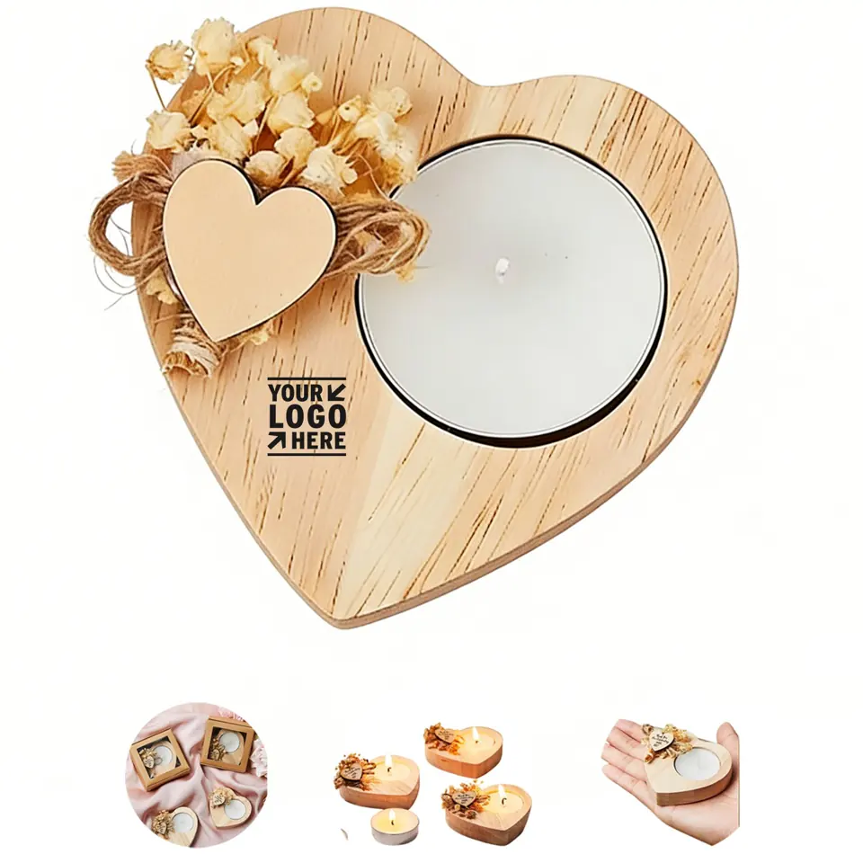 Elegant Heart Candle Holders