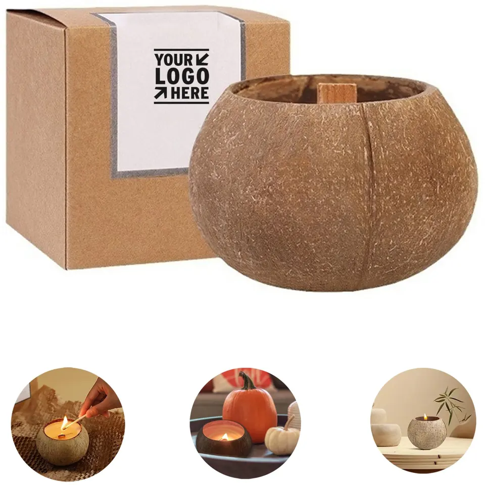 Aromatherapy Coconut Shell Candle