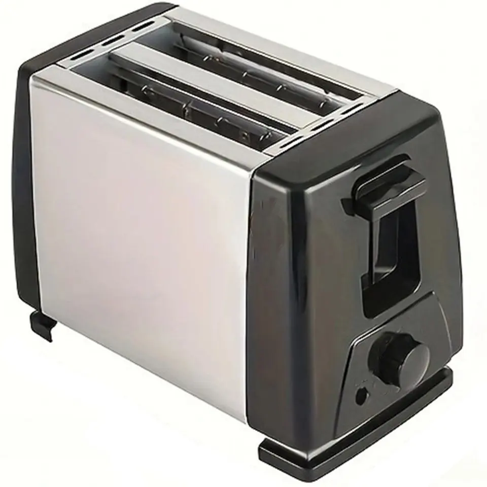 Elegant Dual-Slot Stainless Steel Toaster 2