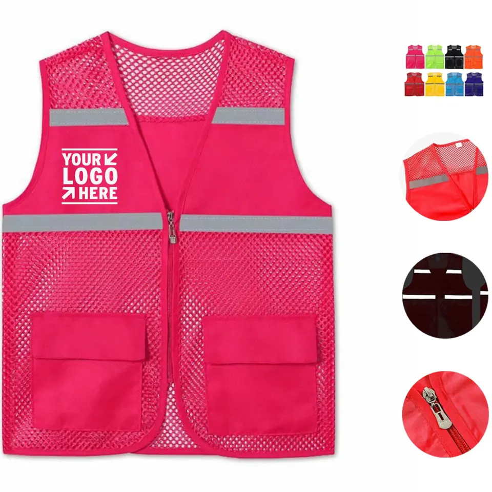High-Visibility Safety Vest with Storage