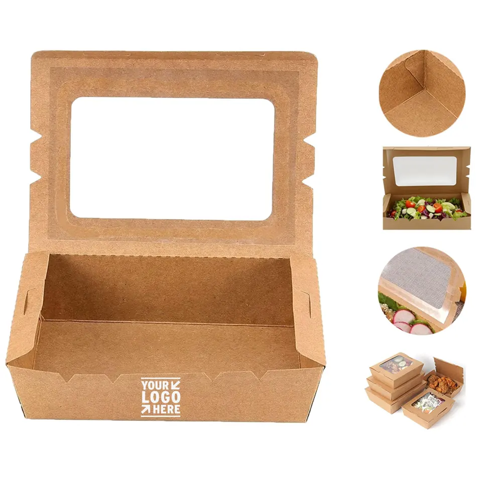 Eco-Friendly Kraft Food Container