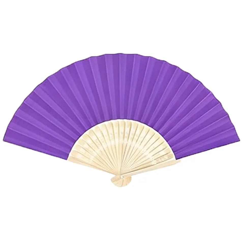 Custom Bamboo Handheld Folding Fan 2
