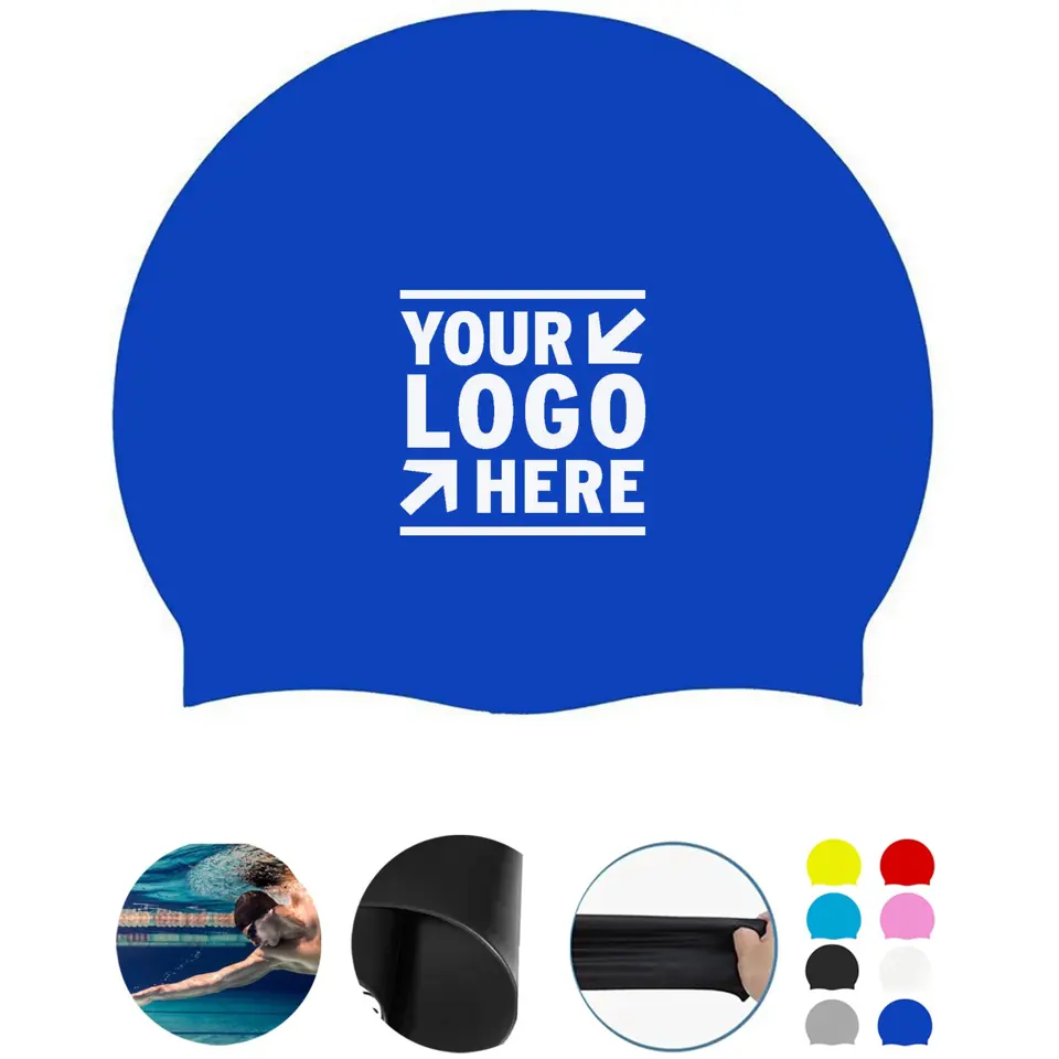 Premium Silicone Swim Cap