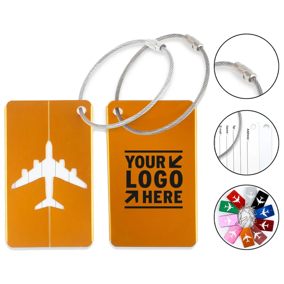Durable Aluminum Luggage Tag