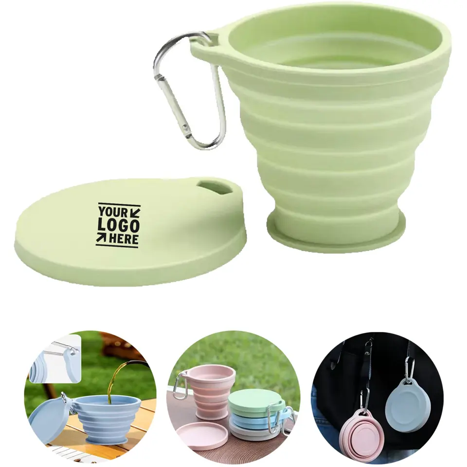 Portable Collapsible Silicone Travel Mug