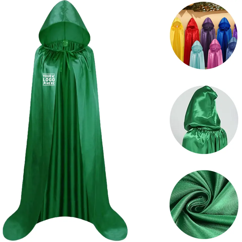 Halloween Costume Cloak and Cap Set