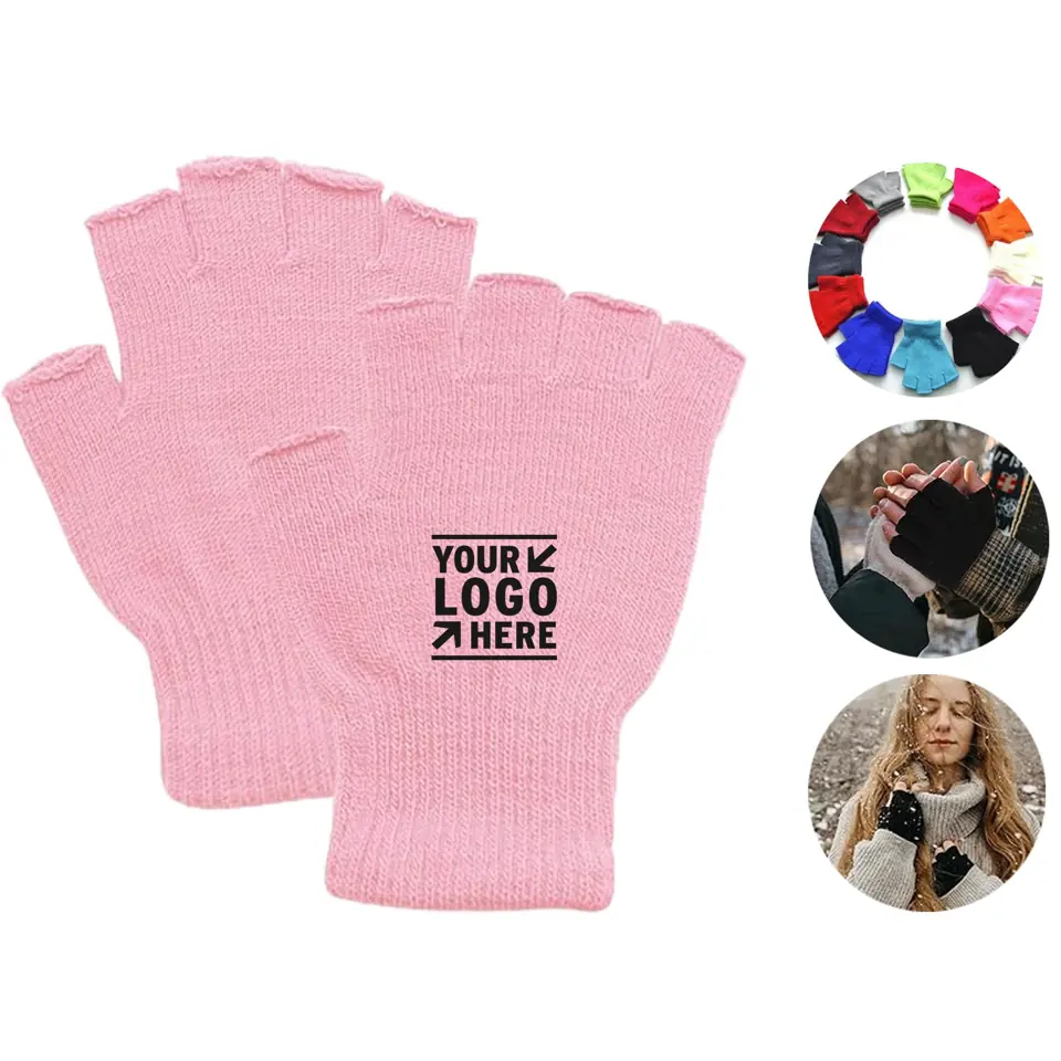 Cozy Acrylic Fingerless Gloves