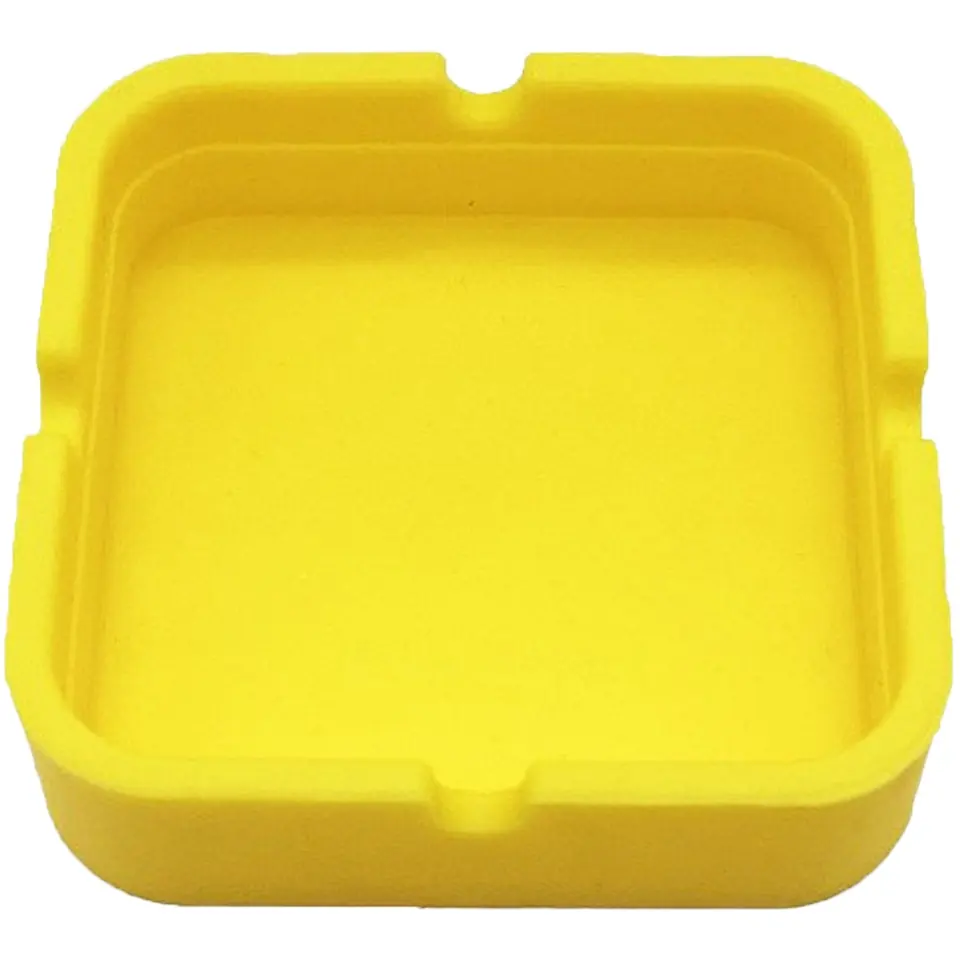 Flexible Square Silicone Ash Container 2