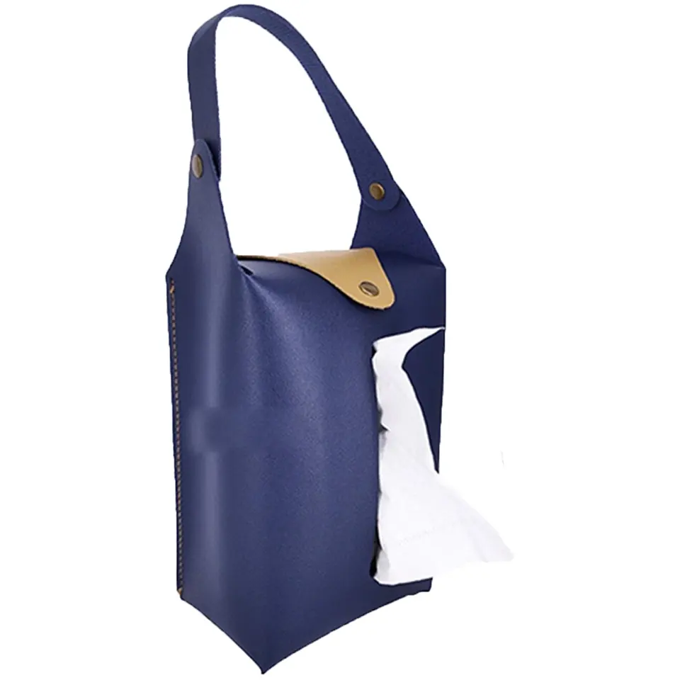 Vehicle Suspended Leather-Style Tissue Dispenser 2